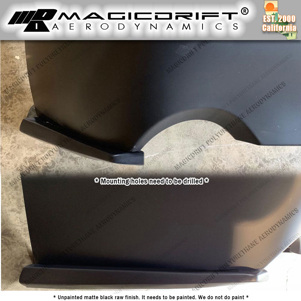 99-04 Ford Mustang MDA Style Rear Bumper Side Corner Apron Lip (Pair)