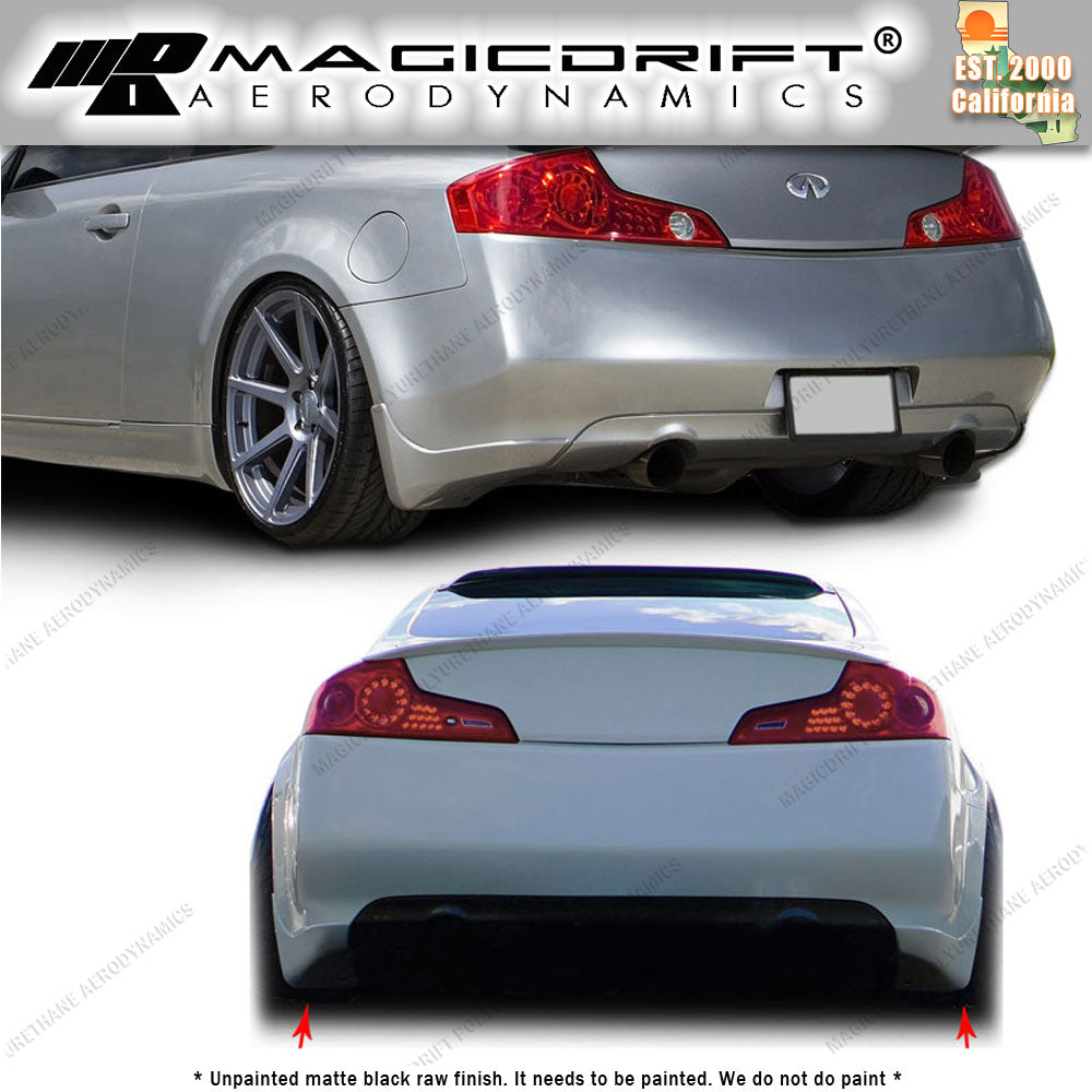 Universal fit SG Style Rear Bumper Side Splash Guards