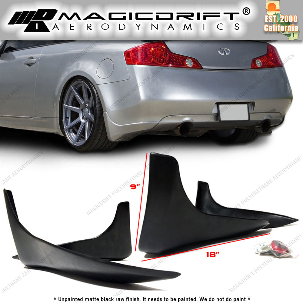 03-06 Infiniti G35 2DR Coupe SG Style Rear Bumper Lip Splash Guards
