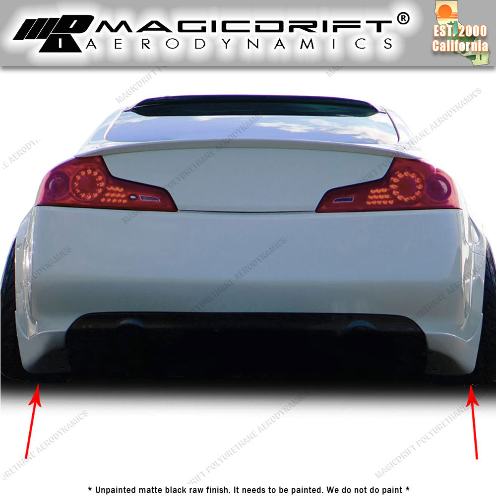03-06 Infiniti G35 2DR Coupe SG Style Rear Bumper Lip Splash Guards