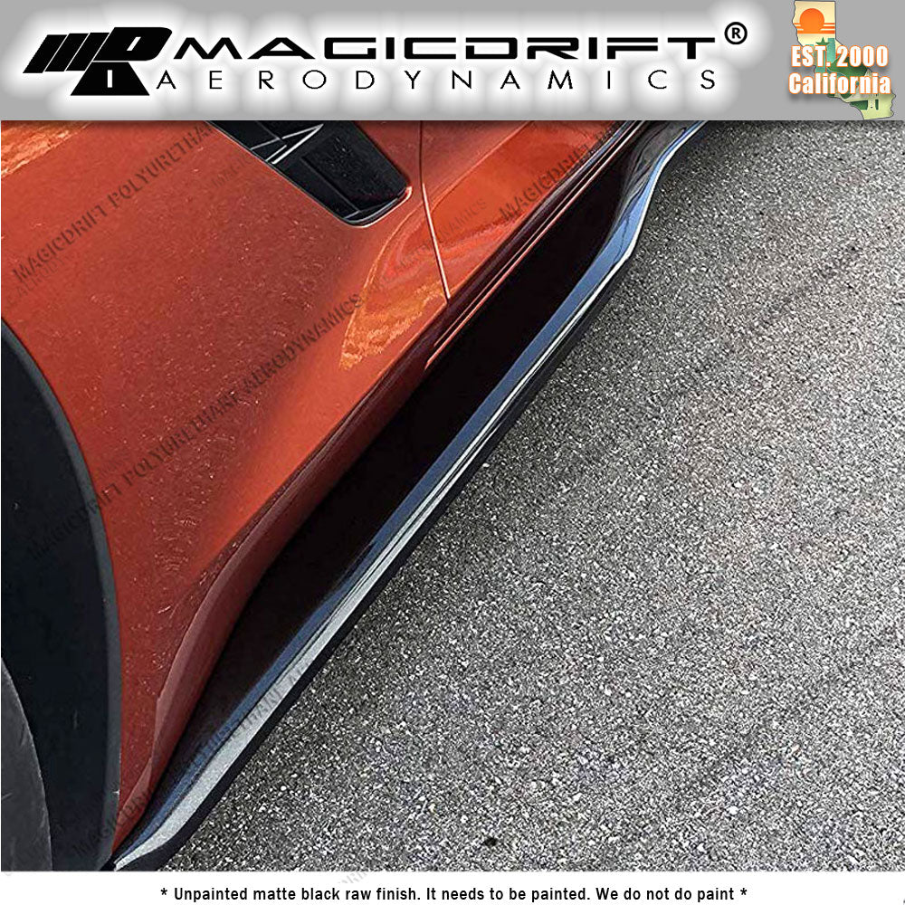 14-19 Chevy Corvette C7 Z06 Grand Sport Style Side Skirt Rocker Panel Extension Lips
