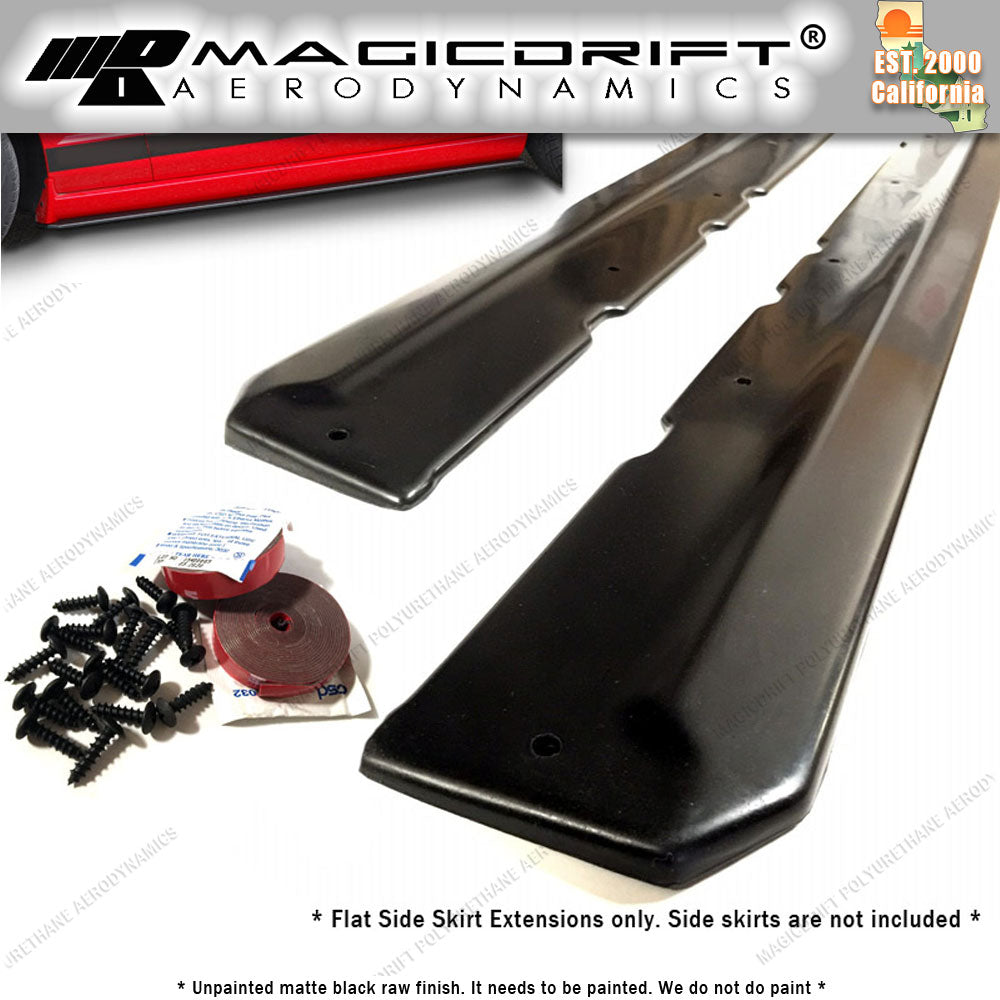 05-14 Ford Mustang V6 V8 GT CDC Style Side Skirt Rocker Extensions Splitters Lip