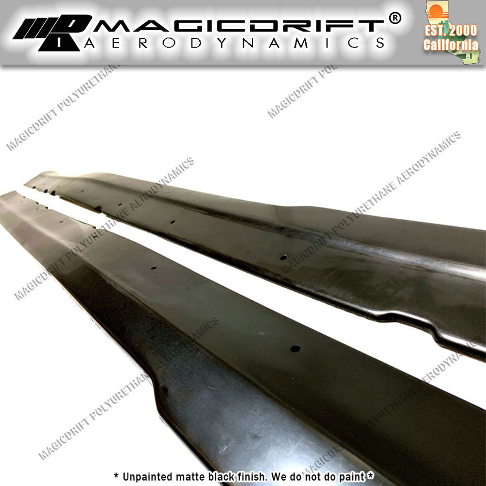 99-04 Ford Mustang MDA Style Side Skirt Rocker Panel Extension Lips (Pair)