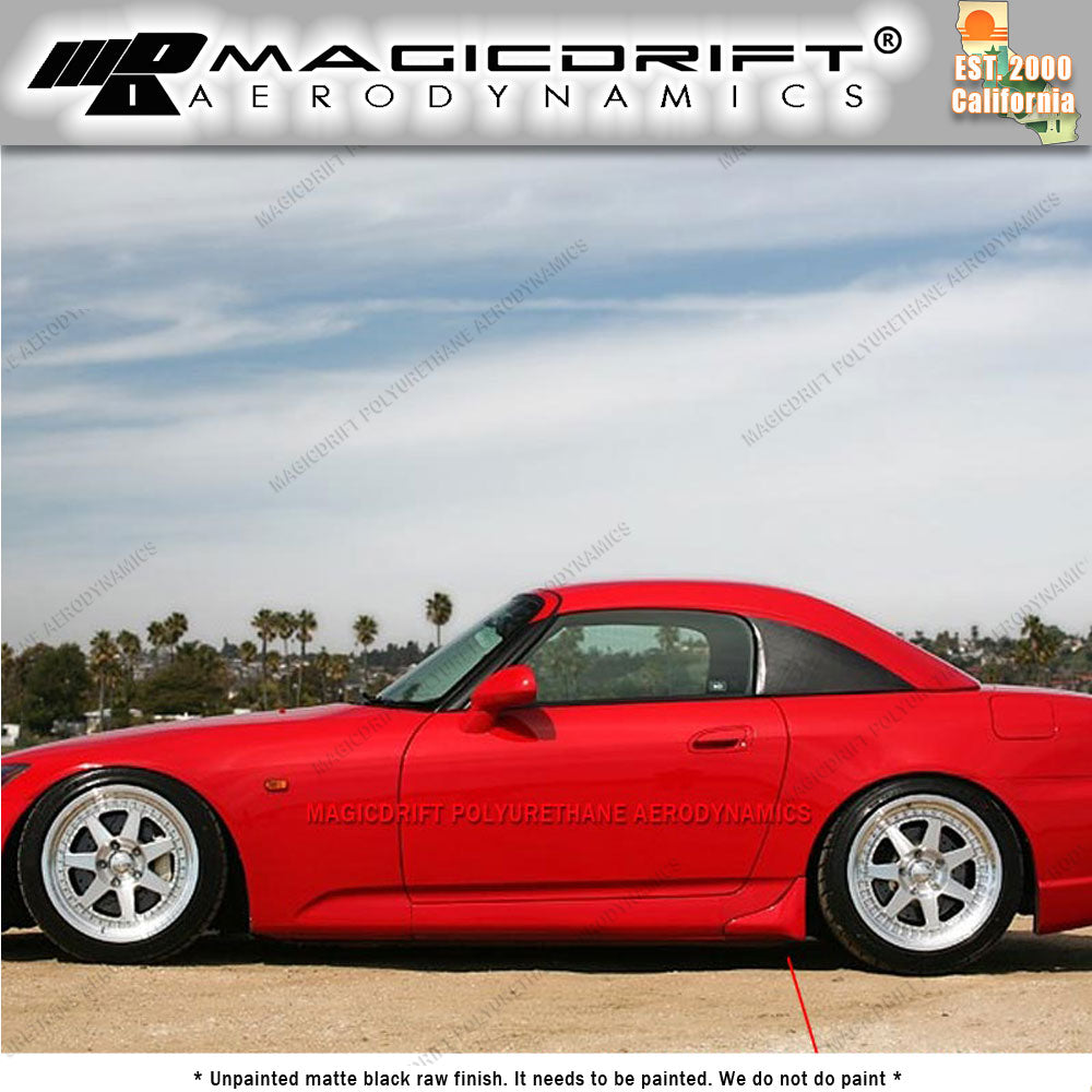 00-03 Honda S2000 S2K AP1 OEM Style Side Skirts Sill STRAKES SPLASH GUARD