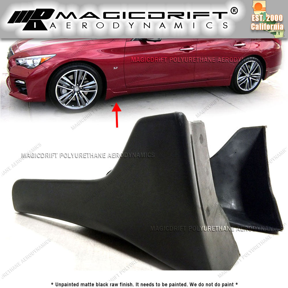 14-17 Infiniti Q50 OEM Style Front Sides Splash Mud Guards