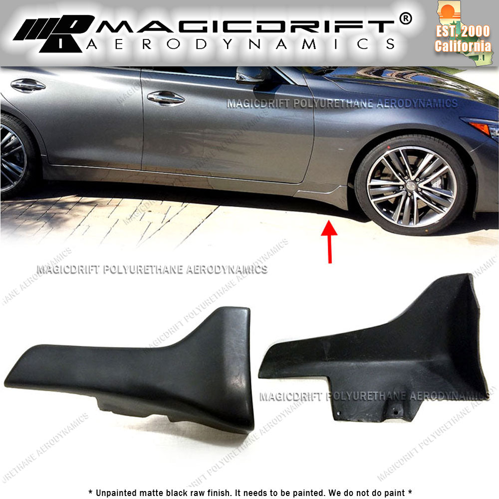 14-17 Infiniti Q50 OEM Style Front Sides Splash Mud Guards