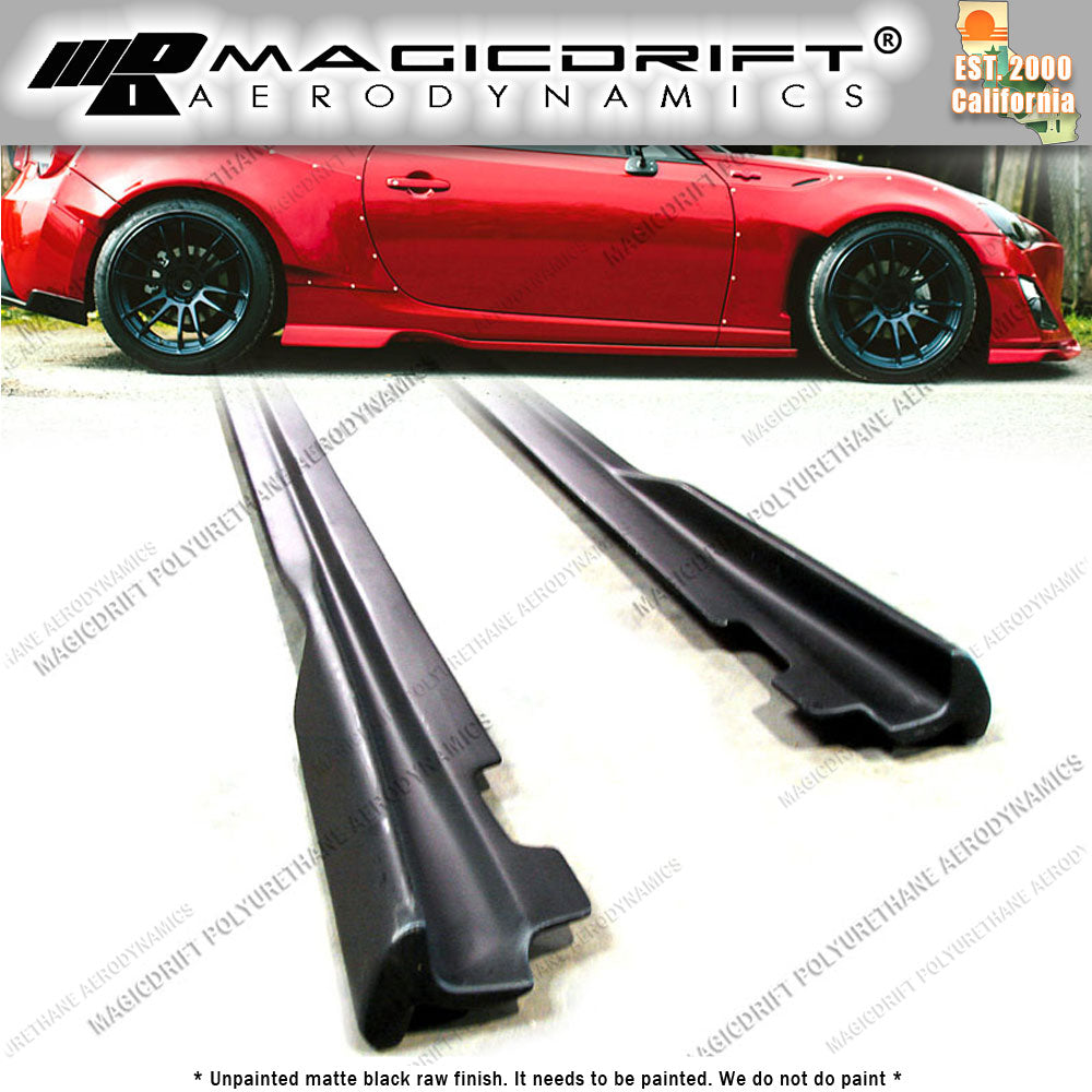 13-16 Scion FRS RB Style Side Skirt Rocker Panel Extension Lips (Pair)