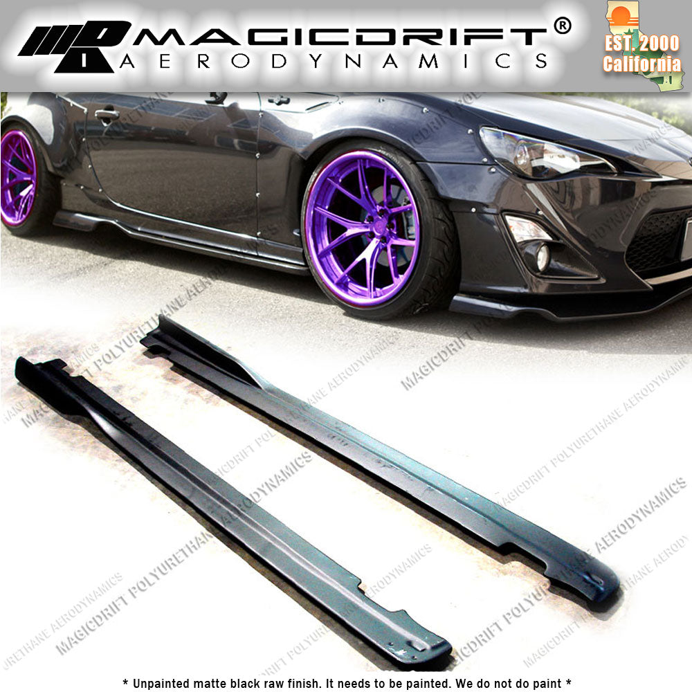 13-16 Scion FRS RB Style Side Skirt Rocker Panel Extension Lips (Pair)