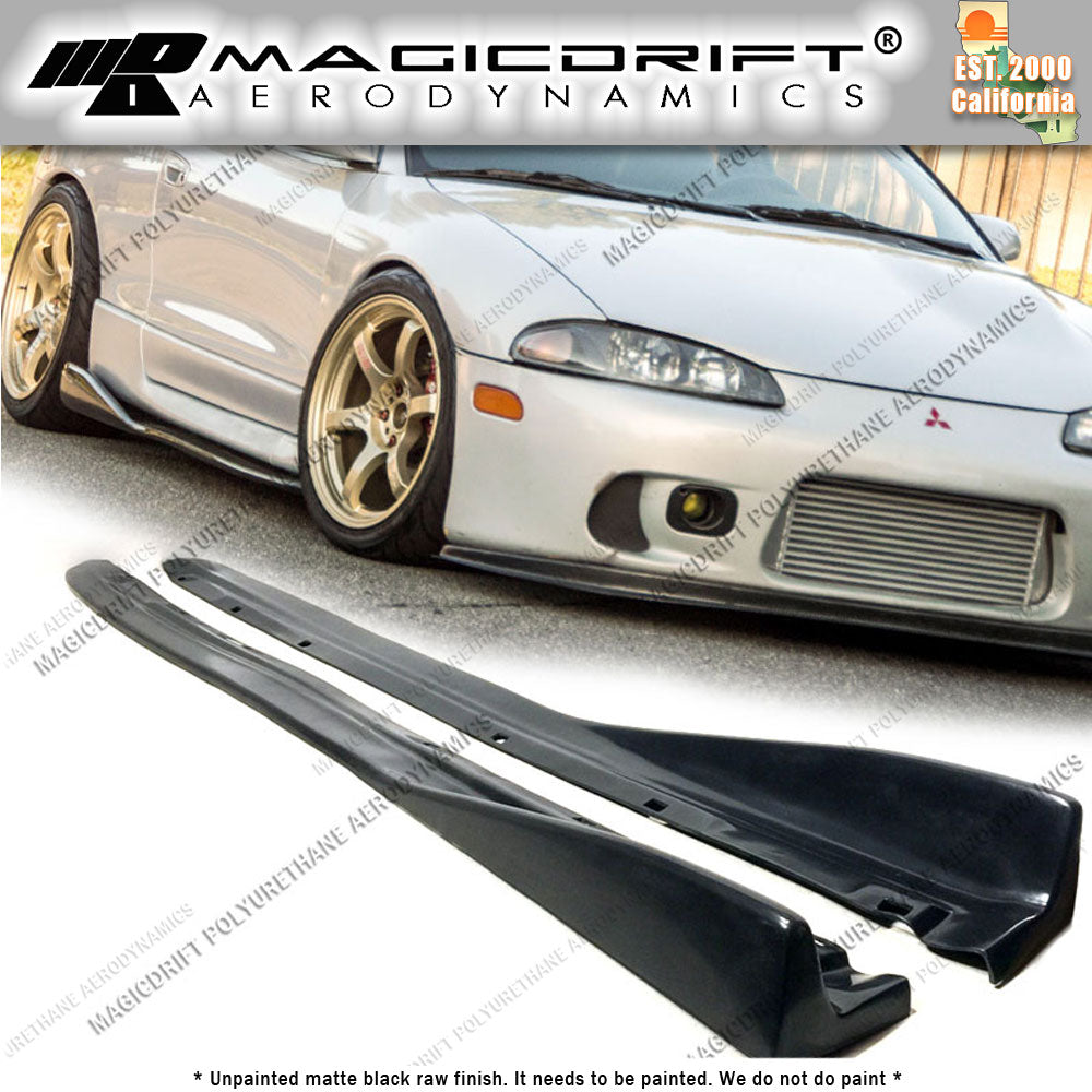 97-99 Mitsubishi Eclipse CS Style Side Skirt Extension Winglet Lips