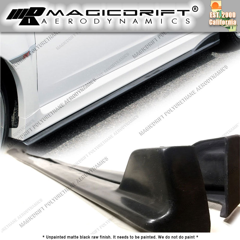 08-14 Subaru Impreza WRX STI S206 CS Style Side Skirt Rocker Panel Extension Lips (Pair)
