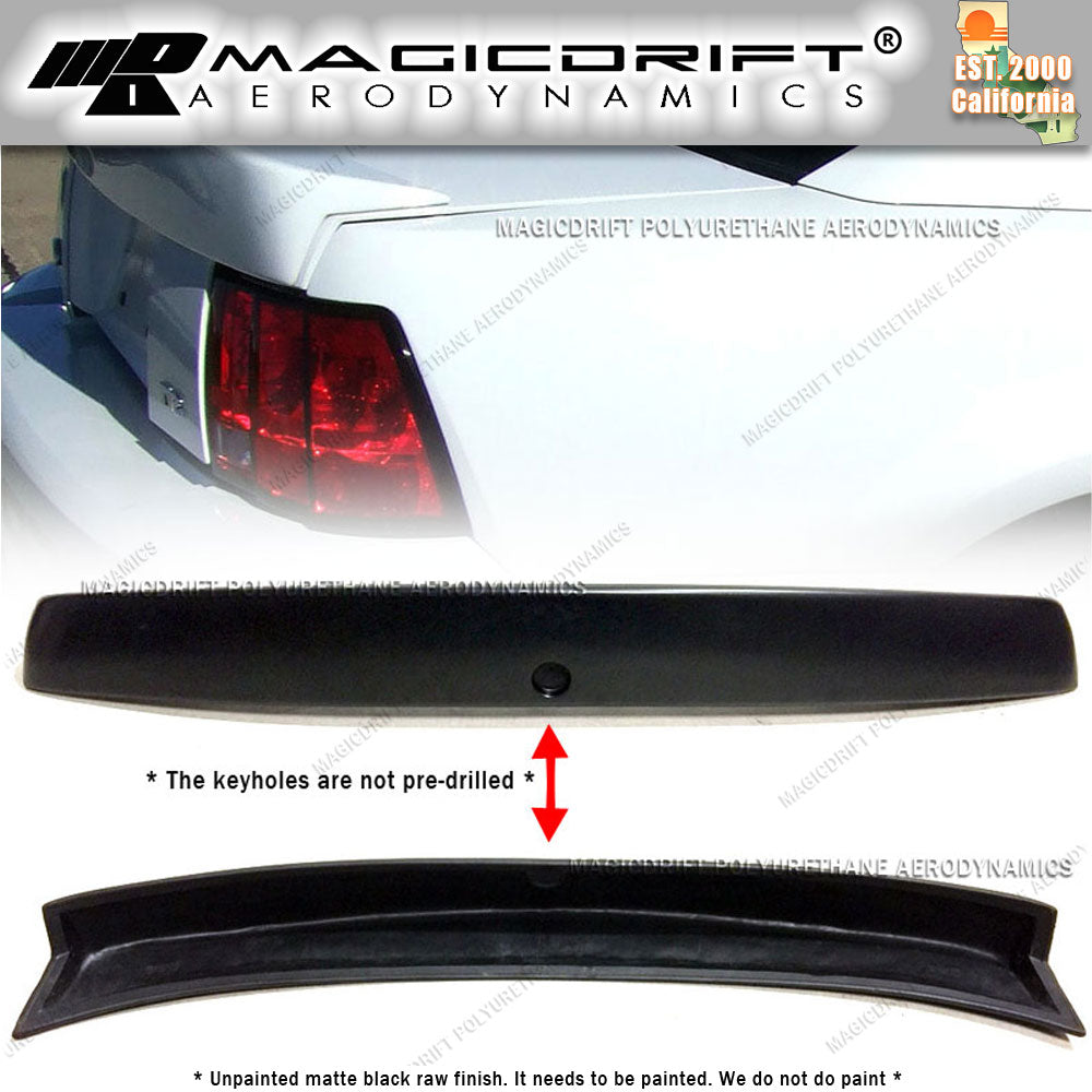 99-04 Ford Mustang Cobra Style Rear Trunk Deck Spoiler (w/o 3rd Brake Light Cutout)