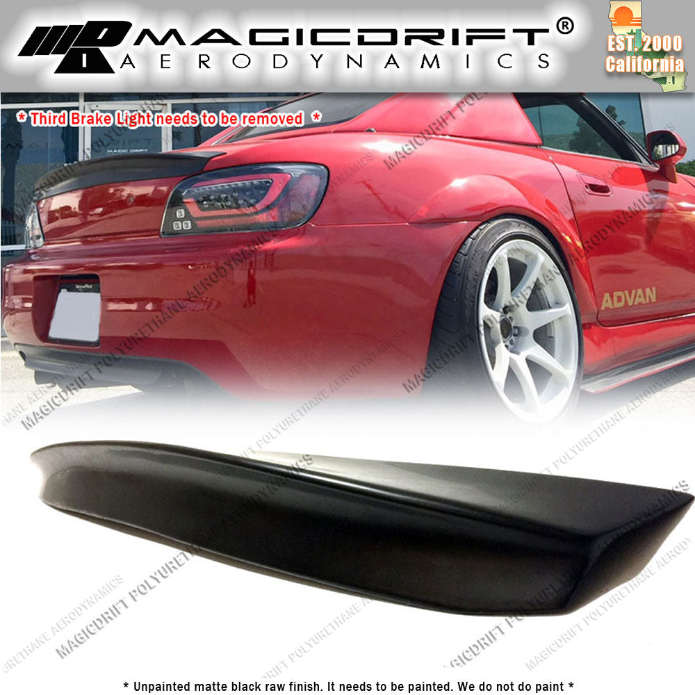00-09 Honda S2000 AP1/AP2 ASM Style Rear Trunk Deck Spoiler Duckbill Wing