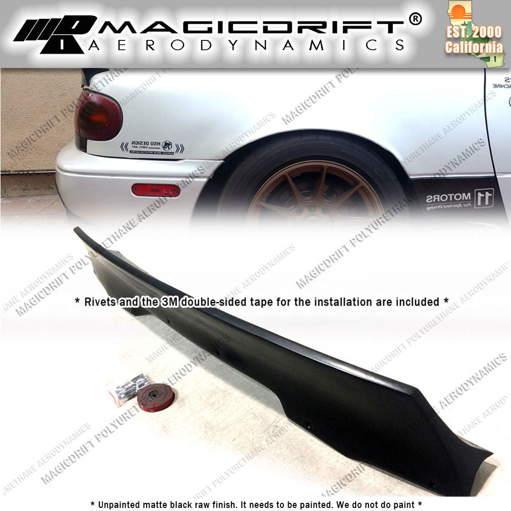 90-97 Mazda Miata RB Style Rear Truck Deck Spoiler Duckbill Wing