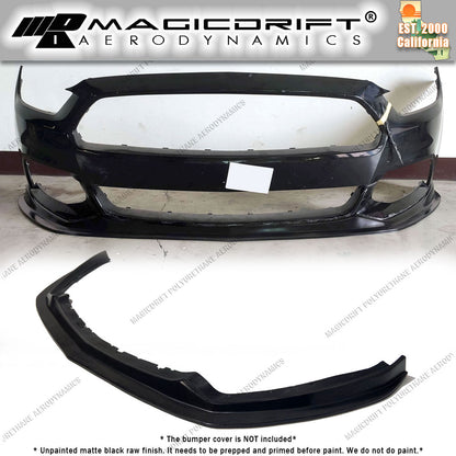15-17 Ford Mustang MDA Style Front Bumper Chin Spoiler Lip