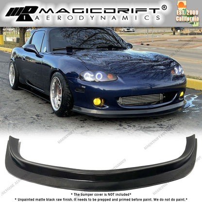 01-05 Mazda Miata MDA Track Style Front Bumper Chin Spoiler Lip