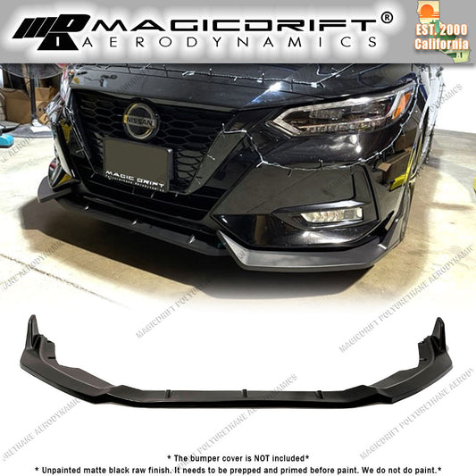 20-23 Nissan Sentra 4DR Sedan SR MDA V2 Style Front Bumper Chin Spoiler Lip