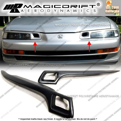 92-96 Honda Prelude JDM Hiro Style Front Bumper Air Ducts Vent / Eyelids
