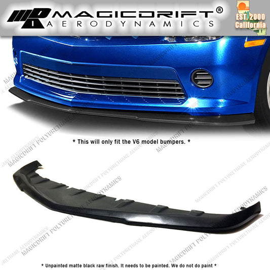 14-15 Chevy Camaro V6 OE Style Front Bumper Chin Spoiler Lip