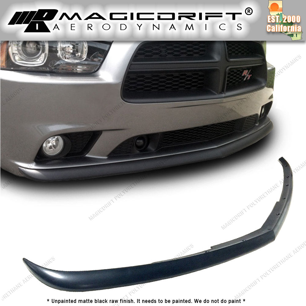 11-14 Dodge Charger OE Style Front Bumper Chin Spoiler Lip