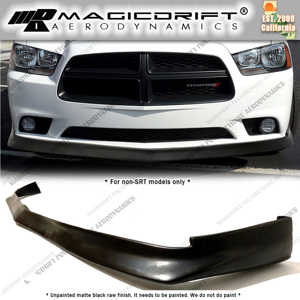 11-14 Dodge Charger RK Style Front Bumper Chin Spoiler Lip