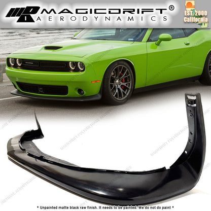 15-20 Dodge Challenger R/T - 392 Style Front Bumper Chin Spoiler Lip