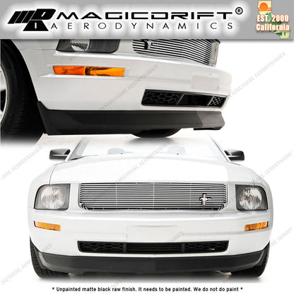 05-09 Ford Mustang V6 3C Style Front Bumper Chin Spoiler Lip