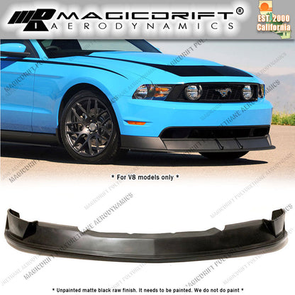 10-12 Ford Mustang V8 RT500 ST Style Front Bumper Chin Spoiler Lip