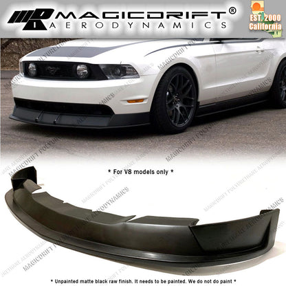 10-12 Ford Mustang V8 RT500 ST Style Front Bumper Chin Spoiler Lip