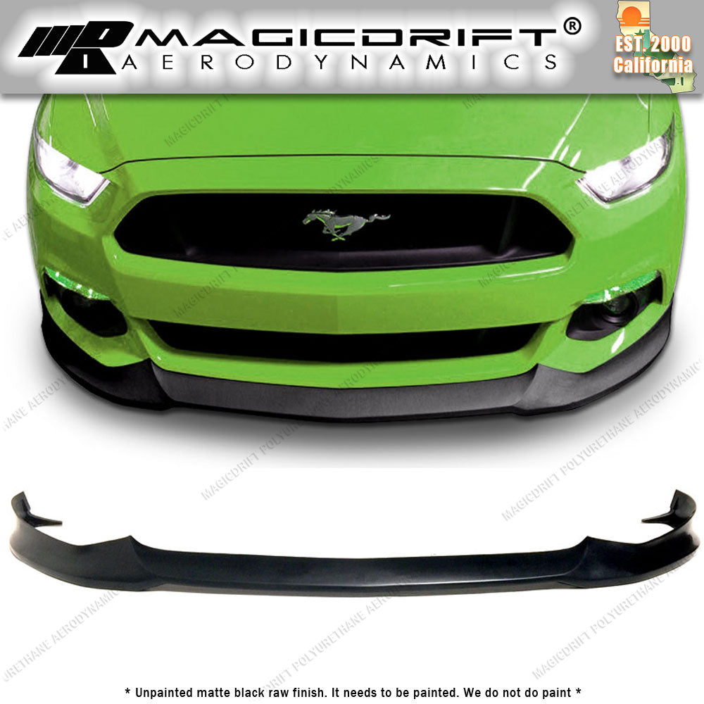 15-17 Ford Mustang SS Style Front Bumper Chin Spoiler Lip