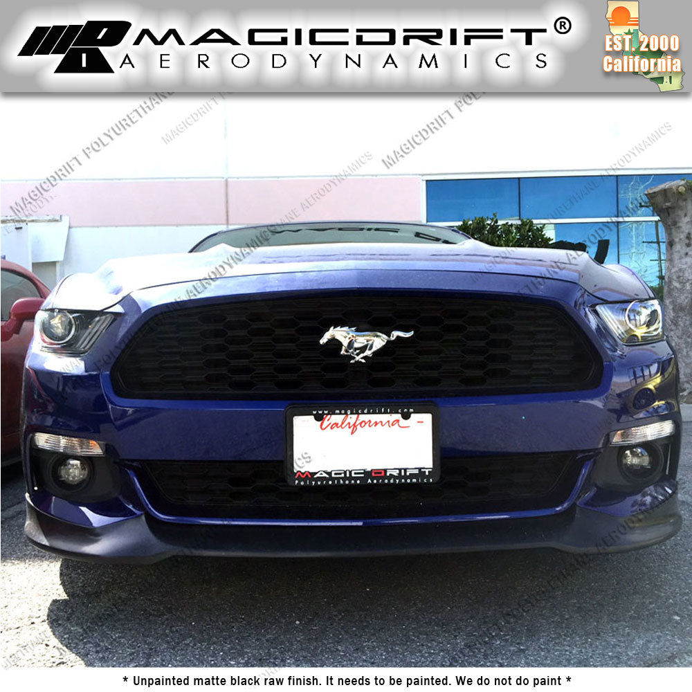 15-17 Ford Mustang SS Style Front Bumper Chin Spoiler Lip