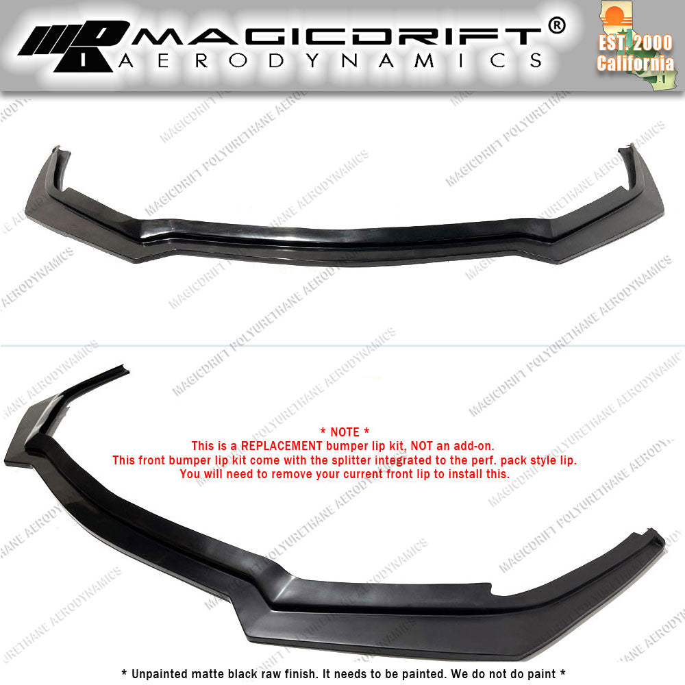 18-21 Ford Mustang GT Perf. Pack Style Front Bumper Chin Spoiler Lip