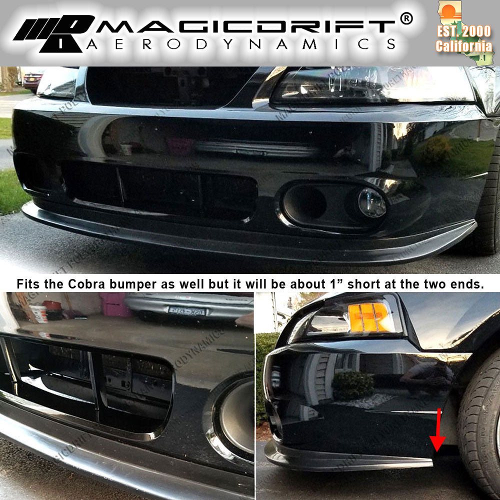 99-04 Ford Mustang MDA Style Front Bumper Chin Spoiler Lip