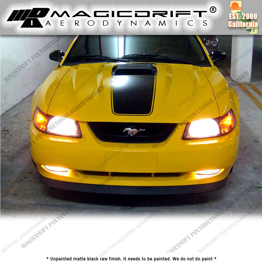 99-04 Ford Mustang MACH1 Style Front Bumper Chin Spoiler Lip