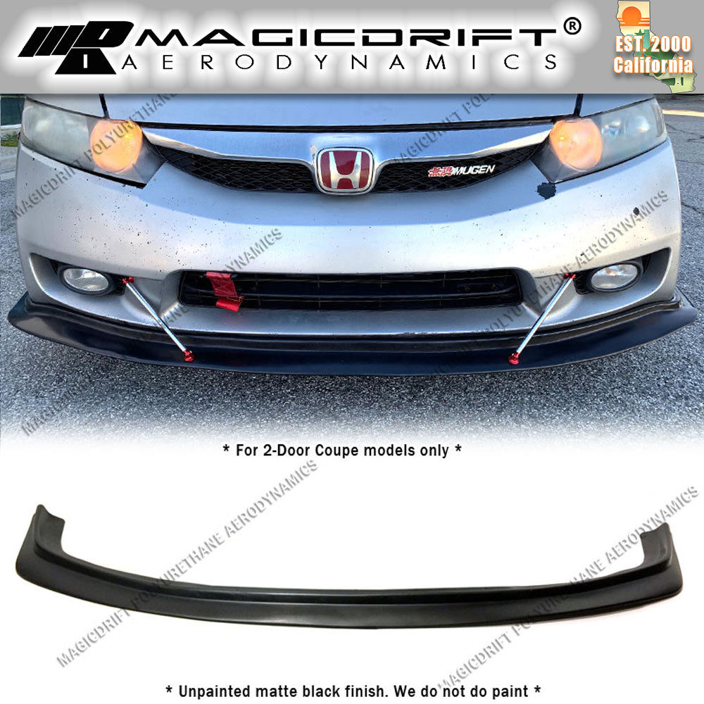 09-11 Honda Civic Coupes MDA Style Front Bumper Chin Spoiler Lip
