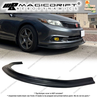 2012 Honda Civic Sedan MDA Style Front Bumper Chin Spoiler Lip