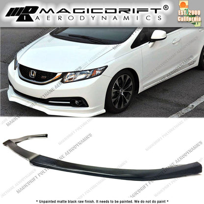 13-15 Honda Civic Sedan A-spec Style Front Bumper Chin Spoiler Lip
