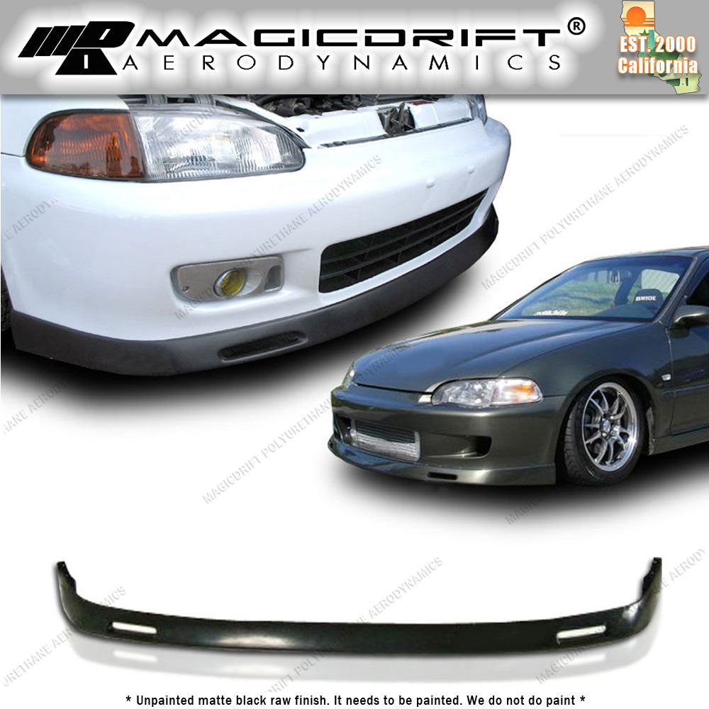92-95 Honda Civic Coupes/Hatchback BYS Style Front Bumper Chin Spoiler Lip