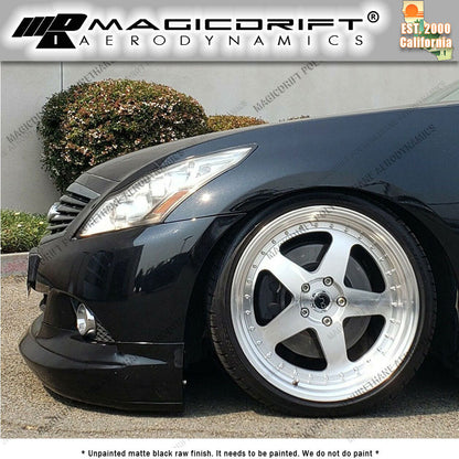 10-13 Infiniti G37 4DR Sedan GL Style Front Bumper Chin Spoiler Lip