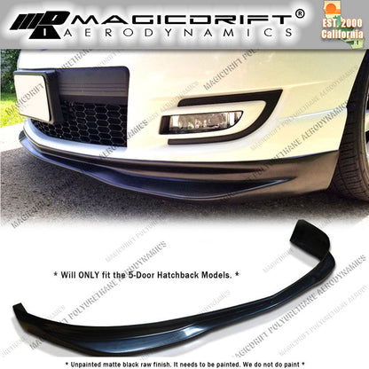 07-09 Mazda 3 5DR Hatchback MS Style Front Bumper Chin Spoiler Lip