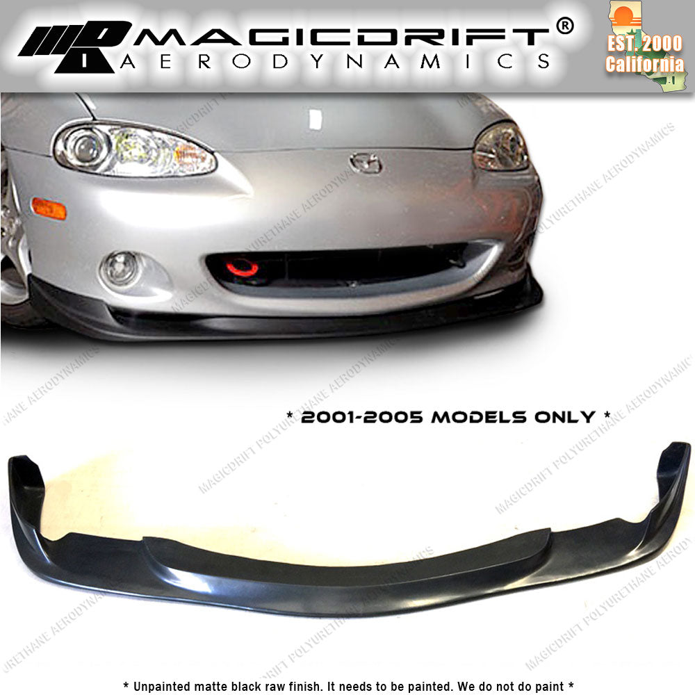 01-05 Mazda Miata  GV Style Front Bumper Chin Spoiler Lip