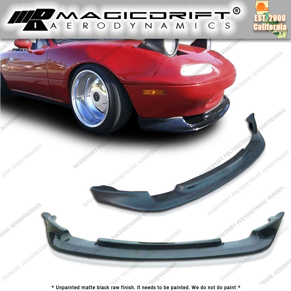 90-97 Mazda Miata GV Style Front Bumper Chin Spoiler Lip – Magic Drift