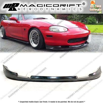 99-00 Mazda Miata GV Style Front Bumper Chin Spoiler Lip