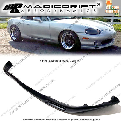99-00 Mazda Miata RS Style Front Bumper Chin Spoiler Lip