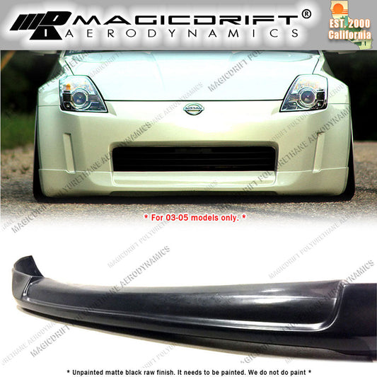 03-05 Nissan 350Z IN Style Front Bumper Chin Spoiler Lip