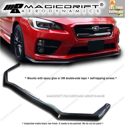 15-17  Subaru Impreza WRX STI HD Style Front Bumper Chin Spoiler Lip