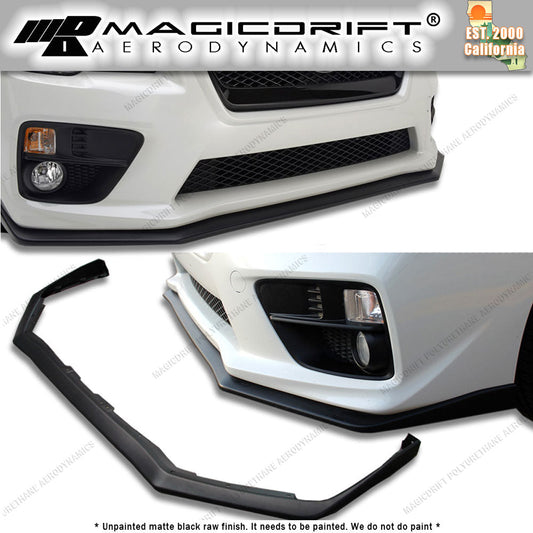 15-17  Subaru Impreza WRX STi  ST Style Front Bumper Chin Spoiler Lip