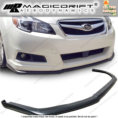 10-12 Subaru Legacy GT CS1 Style Front Bumper Chin Spoiler Lip