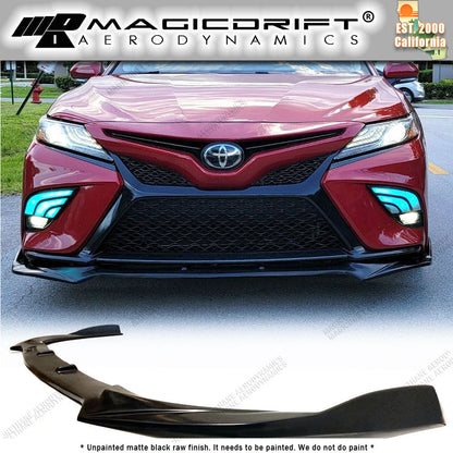 18-20 Toyota SE/XSE Camry GT Style Front Bumper Lip