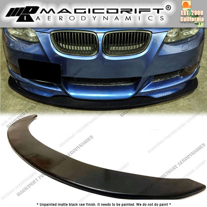 UNIVERSAL FRONT BUMPER LIP FLAT SPLITTER PLATE UNDER PANEL DIFFUSER BMW E90 E92 E93