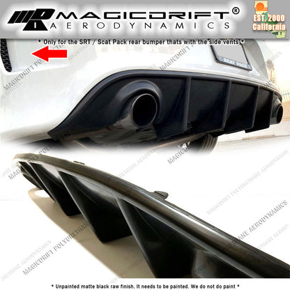 15-19  Dodge Charger MDP Style Rear Bumper Diffuser Lip